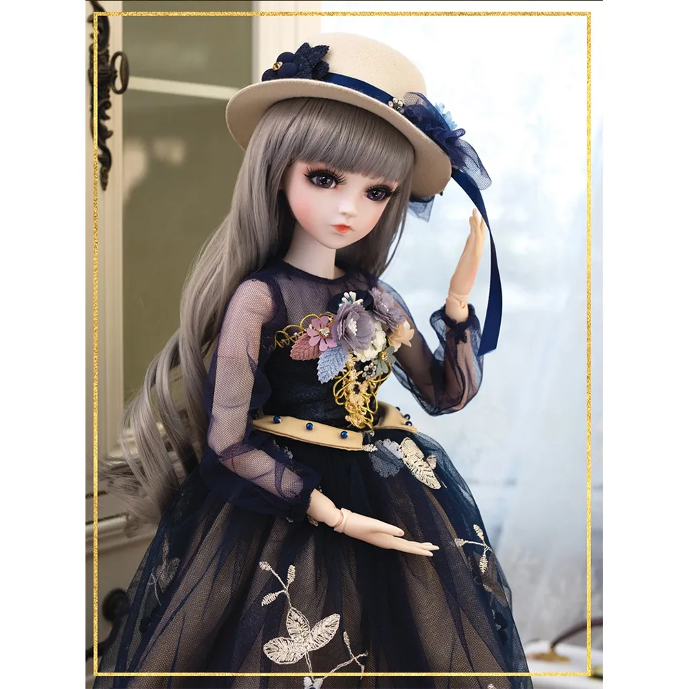 BJD, 1/3, куклы, макияж, полный набор, Модная Современная BJD кукла, ручная модификация, 60 см, BJD, куклы принцессы для девочек, подарки на день рождения, детские игрушки - Цвет: BB6199-2