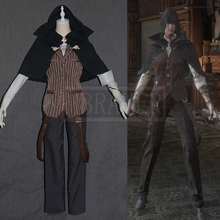 Bloodborne: Il Vecchio Cacciatore Di Stranieri Costume Bloodborne Cosplay Costume Su Misura