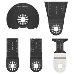 Lames de scie oscillantes, 5 pièces/ensemble, accessoires de lame de scie, lames de scie pour les mèches d'outils de coupe du bois 