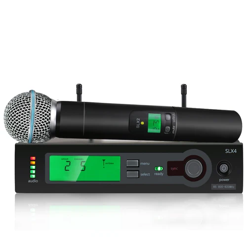 NTBD 최고 품질 SLX SLX24 B58 UHF 전문 무선 마이크 시스템, 슈퍼 카디오이드 핸드헬드 마이크 2