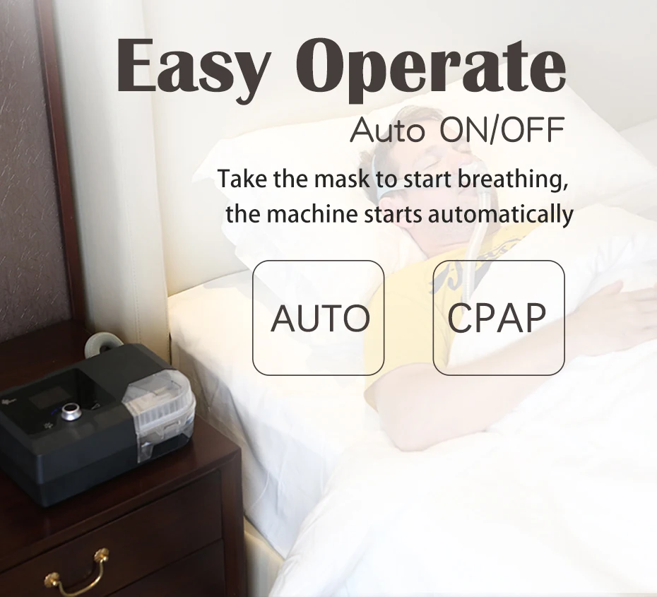 DOCTODD CPAP Auto CPAP G2S C20/A20 Mini Portable Respirator Ventilator for Sleep Snoring Apnea with