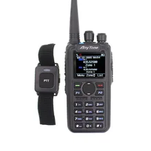 Anytone AT-D878UV Plus DMR радио VHF 136-174MHz UHF 400-470MHz gps APRS Bluetooth рация радиостанция с кабелем