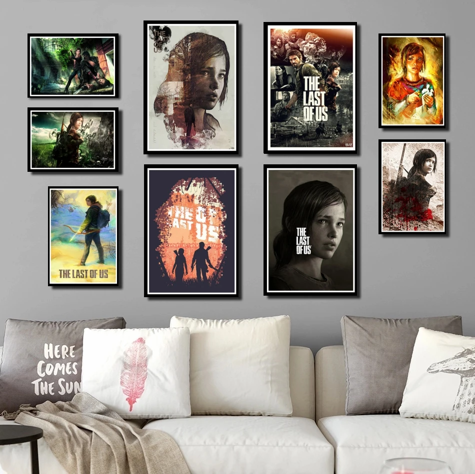 Perfect JL Poster The Last Of Us Zombie Survival Horror Game Posters and Prints Wall Art Picture Home Decor wall stickers | Дом и сад