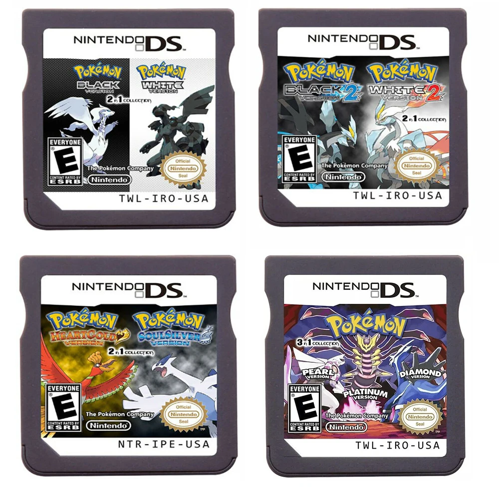 Игровой картридж серии Pokemon NDSL GB GBC GBM GBA SP для видеоигр Классическая игра