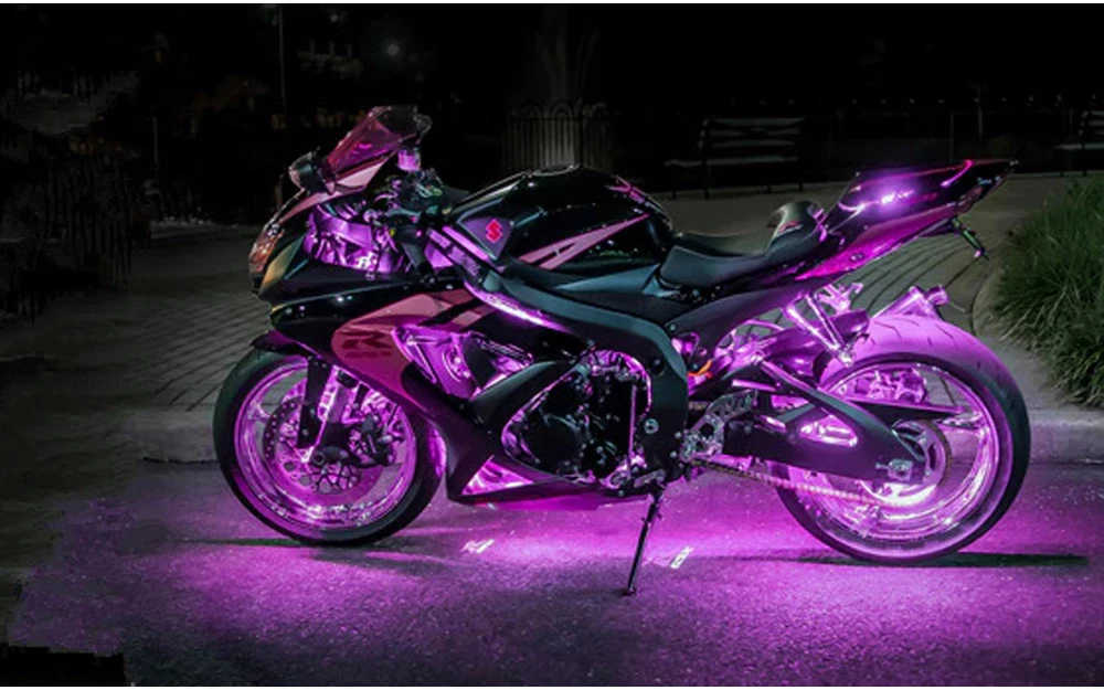 Motorrad gebogen Nummern schild Rahmen halterung LED-Licht für Harley Road  Street Glides - AliExpress