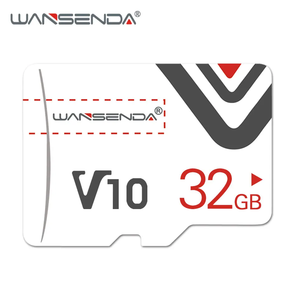 WANSENDA карта памяти 32 Гб 64 Гб SDHC SDXC Micro SD карта 4 ГБ 8 ГБ 16 ГБ 64 Гб класс 6 класс 10 мини Transflash Microsd TF карта