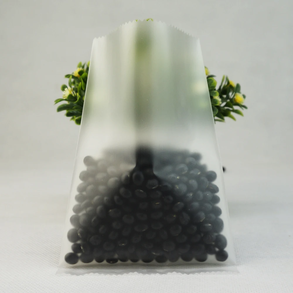 12x18cm Plain Sack 100pcs Matte Clear Plastic Flat Bag Middle Sealed Frosted Soya Bean Food Packaging Ping Pocket Heat Sealable |