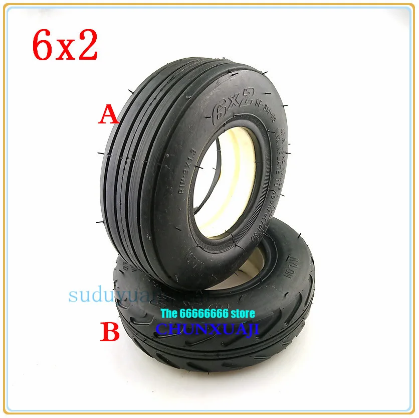 High Quality 6x2 Solid Tire Without Inner Tube Tyre Electric Scooter