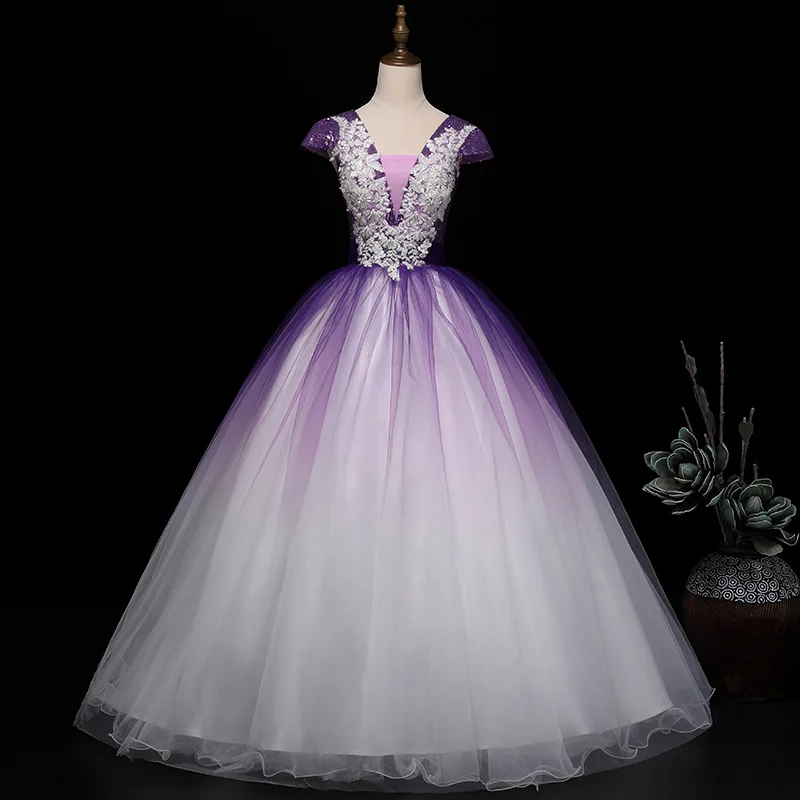 

Vestidos Robe De Bal 2020 New Party Prom Formal Ball Gown Off The Shoulder Vintage Quinceanera Dresses Customize