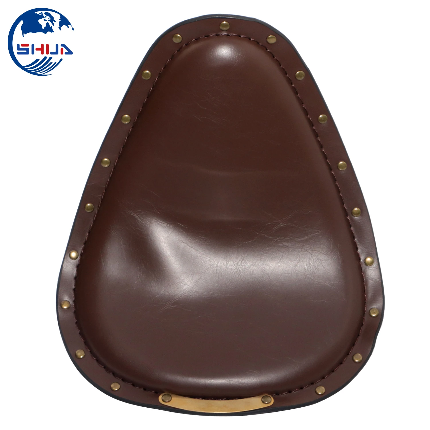 Мотоциклетная коричневая медная заклепка SOLO Driver Saddle Seat Pad для Harley Sportster 883 1200 XL Dyna