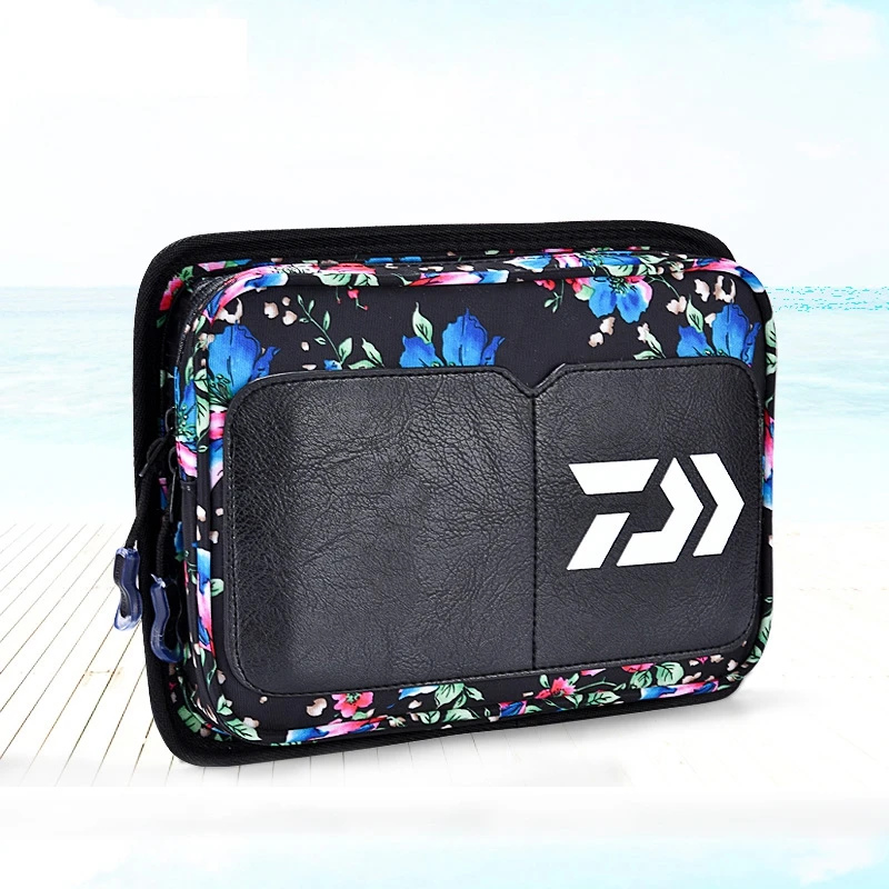 

Daiwa Fishing Box Side Bag New Side Multi-function Waterproof Oxford Cloth Accessories Bag Storage Fishing Supplies Fishing Bag