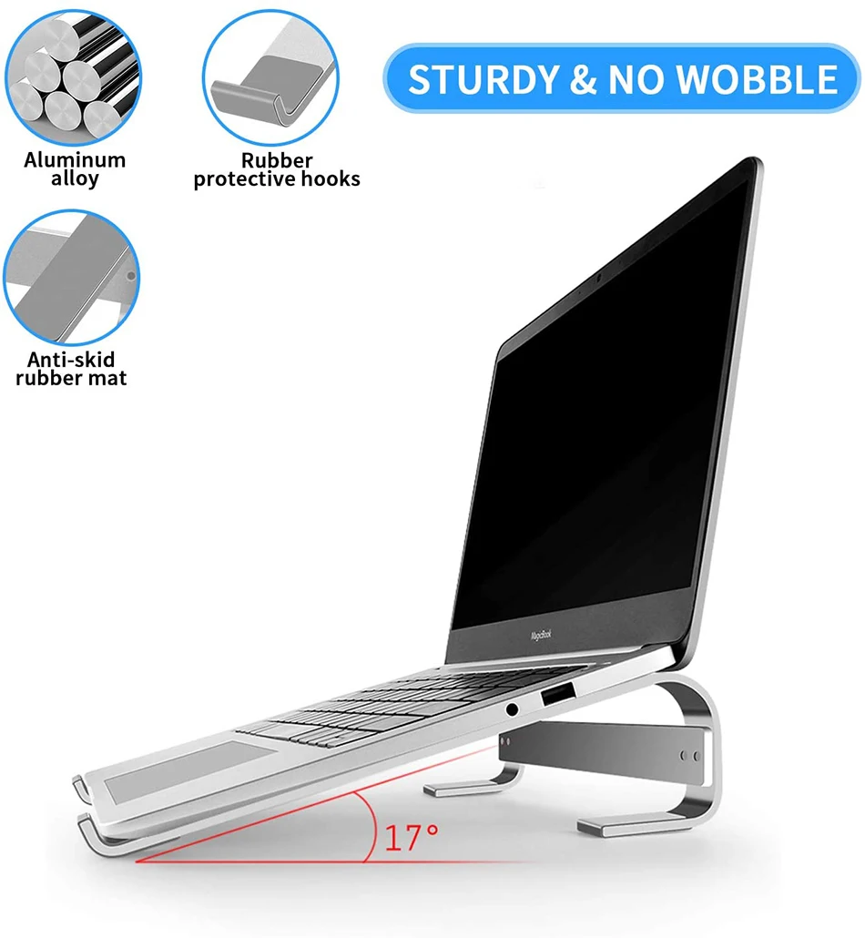 Laptop Stand Universal Portable Aluminum Alloy Cooling Heat Dissipation Notebook Holder For Macbook Pro iPad Dell Lenovo