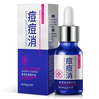 

woman BIOAQUA Acne Face Cream Whitening Moisturizing Essence Serum Anti-Aging