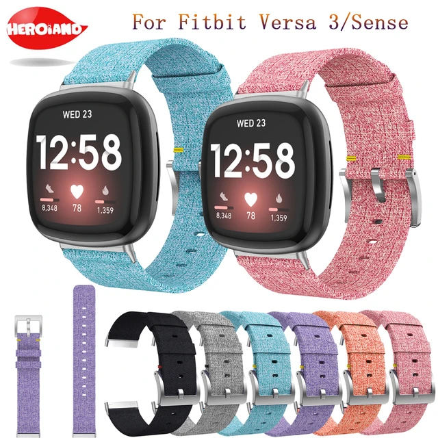 Replacement Band For Fitbit Versa /2/Lite Fabric Watch Sports Strap  Wristband