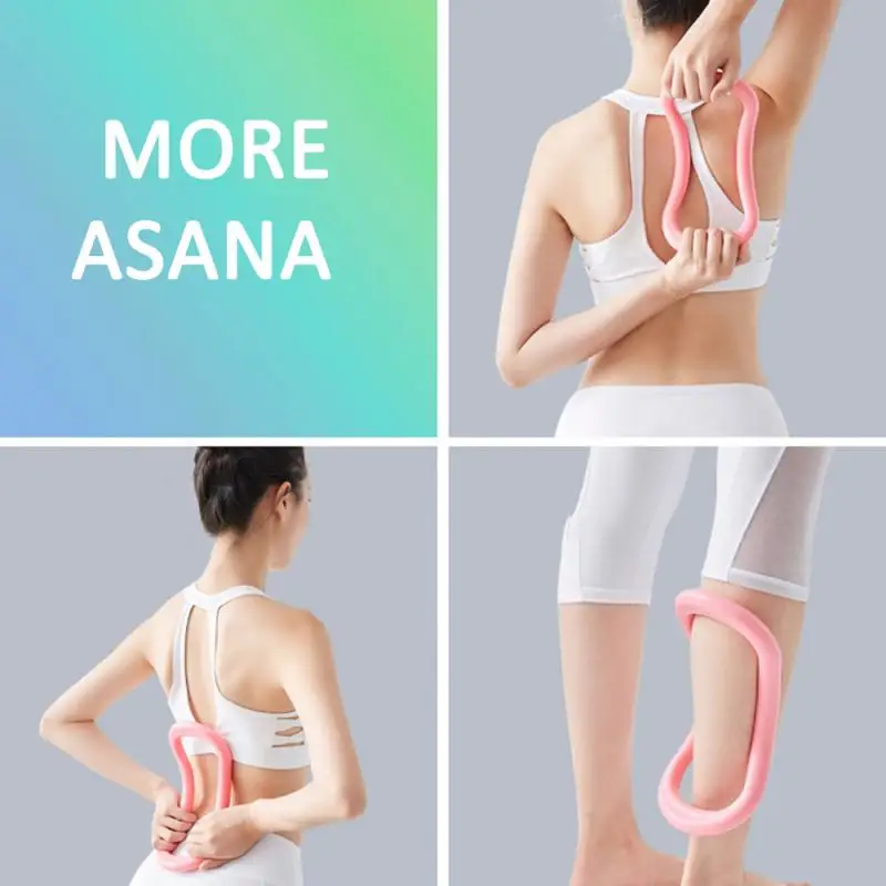 1PCS Yoga Ring Open Back Beautiful Artifact Pilates Circle Fitness Training Resistance Auxiliary Tool Calf | Спорт и развлечения