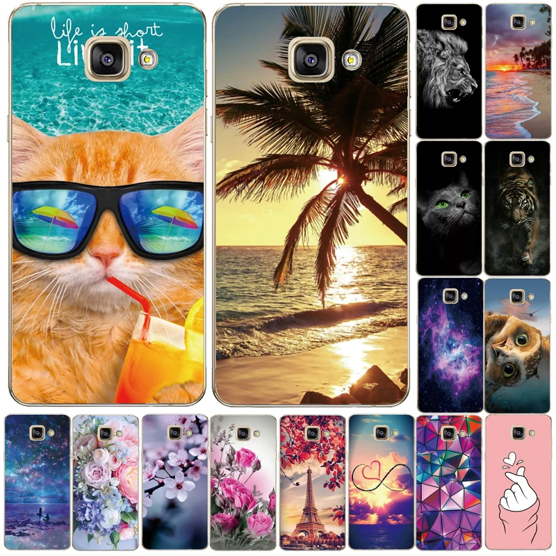 De silicona suave caso del TPU para el caso de Samsung Galaxy A3 A5 A7 2016 2017 caso para Samsung A310 A320 A510 A520 A710 A720 teléfono Cove