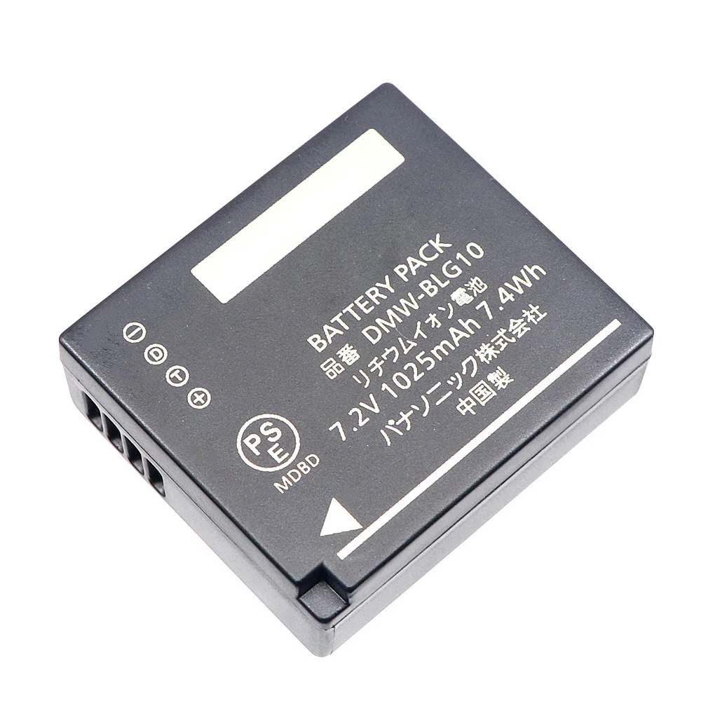 DMW-BLG10 BLG10E Camera Battery 2pcs for Panasonic LUMIX DMW-BLG10E DMW-BLE9E DMC-GF3 DMC-GF5 DMC-GF6 DMC-GX7 DMC-GX8 DE-A98 camera battery
