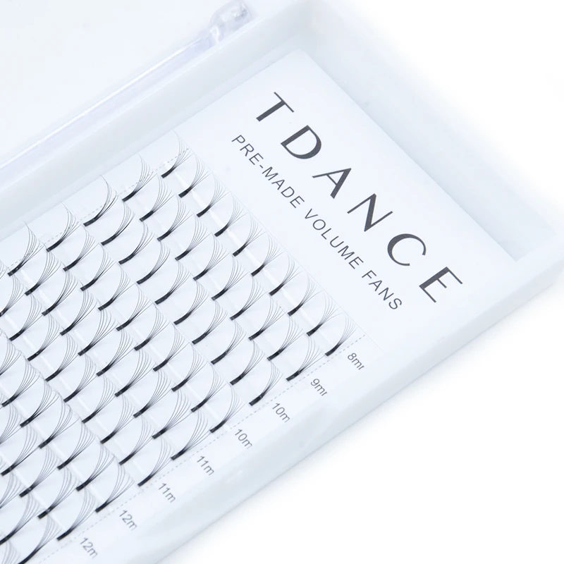TDANCE 10 шт. длинный стебель 3D-6D толщина 0,07/0,1 предварительно сделанные объемные вентиляторы натуральные ресницы idividual ресницы для наращивания softmake up Инструменты