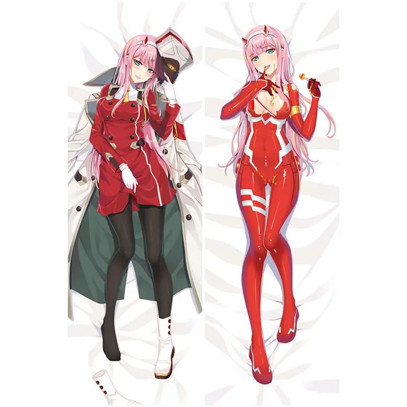 Аниме DARLING в FRANXX-ноль два наволчки для подушки фирмы дакимакура чехол сексуальная девушка 3D двухсторонняя постельные принадлежности обниматься тела Чехол DF02