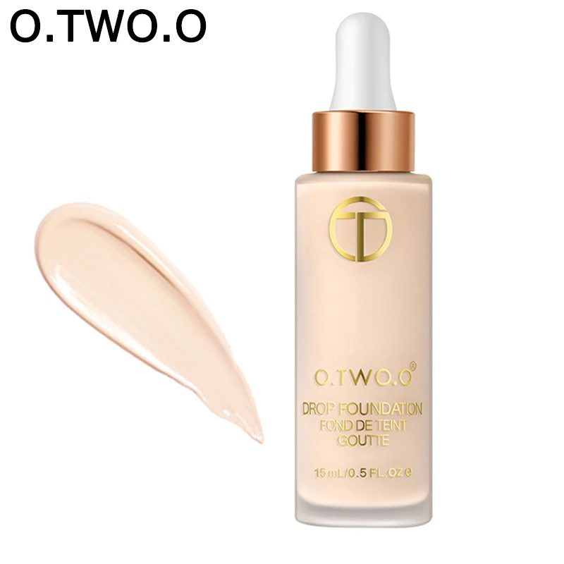 

O.TWO.O 15ml Matte Liquid Foundation Waterproof Nature Color Face Base Long Lasting Concealer Primer BB Cream Make Up Cosmetics