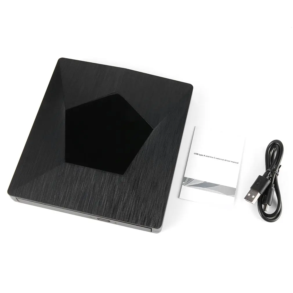 

External DVD CD Player USB 3.0 Burner DVD-CD External Aluminum Alloy Ultra-Portable CD DVD + RW RW Player