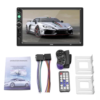 

New 7" 2 Din Touch LED Screen Car Radio MP5 Player Bluetooth Stereo FM Radio Mirror Link TF USB AUX Bluetooth Mirror Link