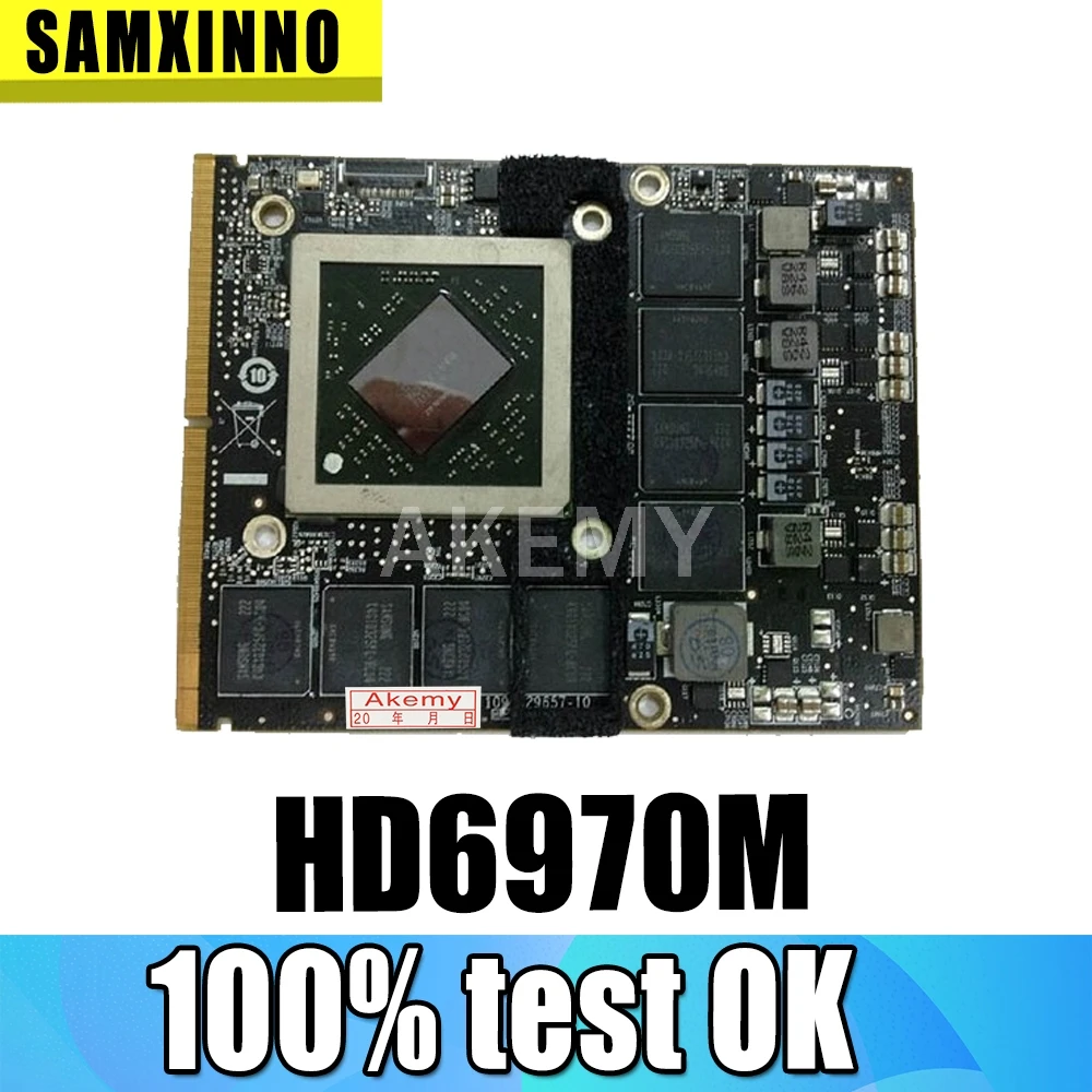SAMXINNO оригинальная HD6970 HD6970M 2 ГБ/1 Гб видеокарта для Apple iMac 27 &quotA1312 2011 216-0811000 109-C29657 |