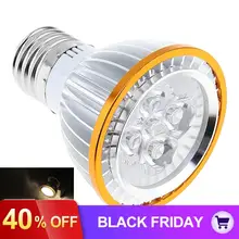 E27 5 Вт энергосберегающие светодиодный теплый белый точечный светильник с лампой высокого Яркость