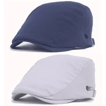 Мужская одноцветная Кепка для вождения гольф-берет, остроконечная Кепка для таксиста из плюща, регулируемая кепка газетчика