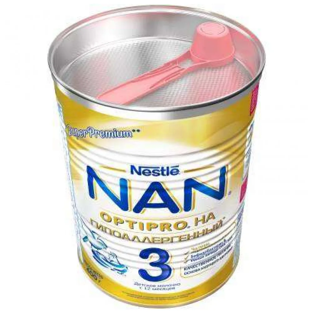 Молочная смесь NAN 3 Optipro HA Гипоаллергенный с 12 мес 400 гр