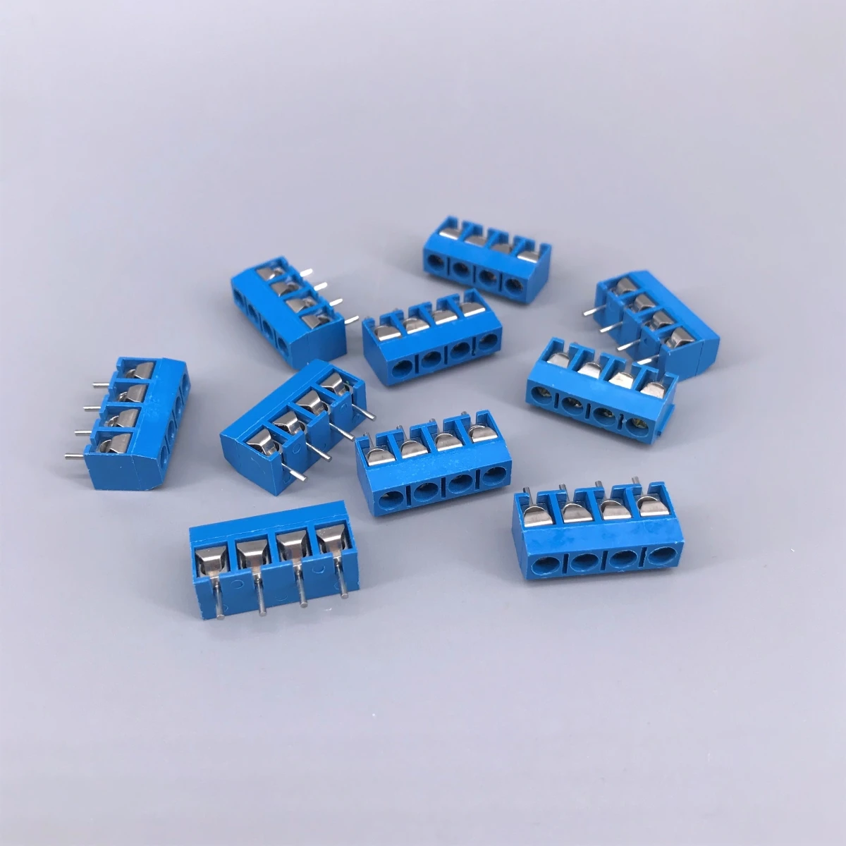 10 pieces 3 Pin Screw Terminal Block Connector Blue US seller Fast Shipping 