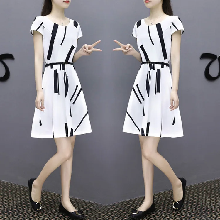 

2019 New Style xia yeon Clothing Dress Women's High-End Elegant Waist Hugging Slimming Mid-length Fashion Slim Fit Debutante A-