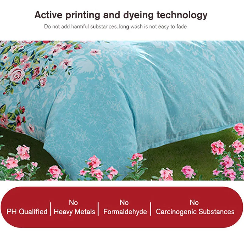 GOANG luxury comforter bedding sets duvet cover 240/220 pillowcases king size bedding set Euro bedding home textile rose flowers