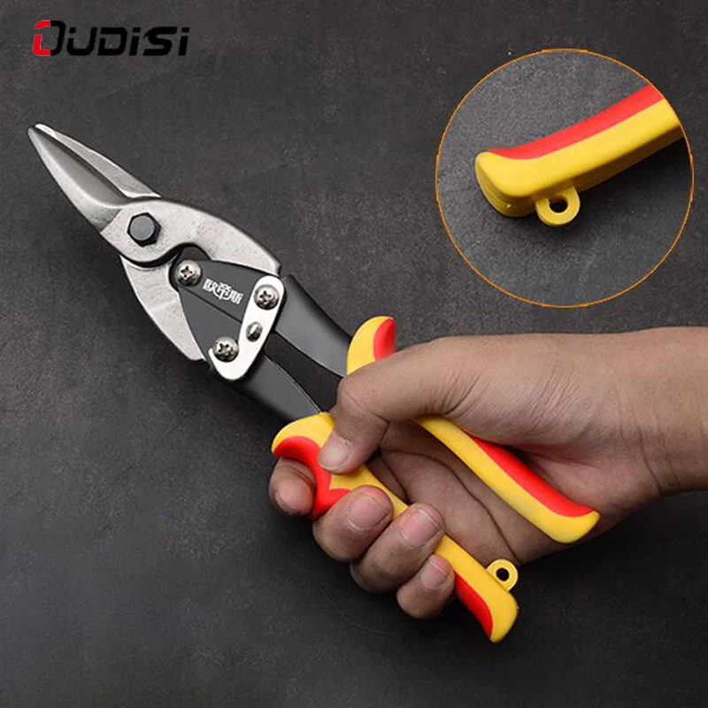 

Tin Sheet Metal Snip Aviation Shear Metal Sheet Cuttable Metal Plate PVC Home DIY Tool Industrial Aviation Scissors