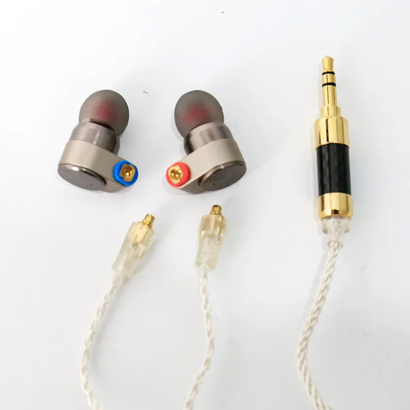 TIN Audio T2 Hifi наушники вкладыши Динамический драйвер HIFI бас со съемным кабелем MMCX