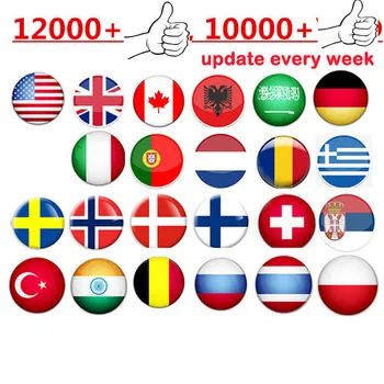 

4K Europe IP Android tv box Sweden Norway belgium Greek Albania Arabic Czech UK Swiss Support IP Smarters M3u TV no APP included