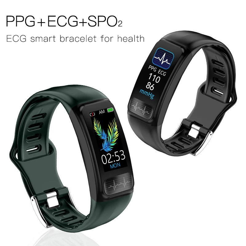  MKS Smartband Blood Pressure Smart Band Heart Rate Monitor PPG ECG Smart Bracelet Activity Fitness  - 4000182402342