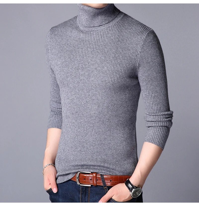 URSPORTTECH, фирменный свитер, мужские пуловеры, водолазка, Облегающие джемперы, вязанный, теплый, корейский стиль, Повседневный свитер, мужская одежда