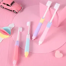 Тонкие мягкие волосы креативные макароны зубная щетка сверхтонкая Мягкая зубная щетка против кровотечения голова зубная щетка антибактериальная зубная щетка