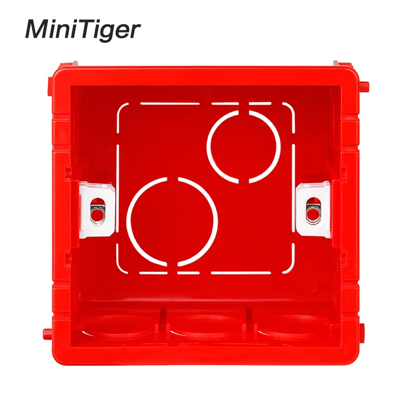 Minitiger 86 мм * 83 50 для типов сенсорных выключателей и розеток регулируемая Монтажная