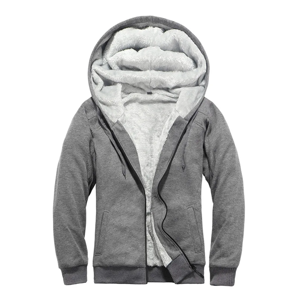 

2XL large size Winter casual men's hoodies sweatshirt hooded jackets coat man hoodi warm plus thick fleece hoodies Dropshipping