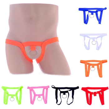 

Men's Open Pouch Thong Stretch Backless Underwear Shorts Briefs G-string Pants