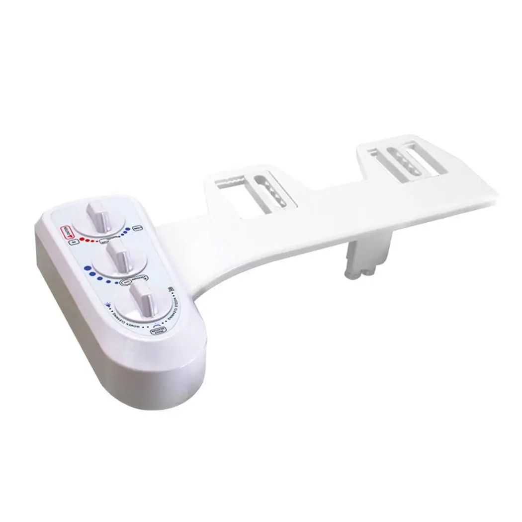 

Practical Dual Nozzle Self Cleaning Hot and Cold Water Bidet Nozzles Toilet EU Plug, US Plug Attachment Home