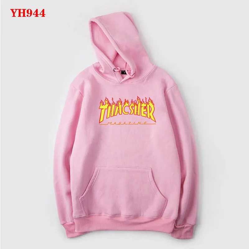 2 Новинка, Модный пуловер, спортивная одежда, бренд thacsher flame, мужские флисовые толстовки, Женская толстовка, Осеннее и зимнее пальто - Цвет: 2