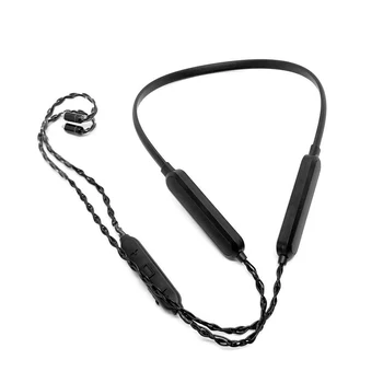 

Upgrade MMCX Wireless Headphone Cable APTX Bluetooth 5.0 Replacement Cable Rechargeable 500Mah