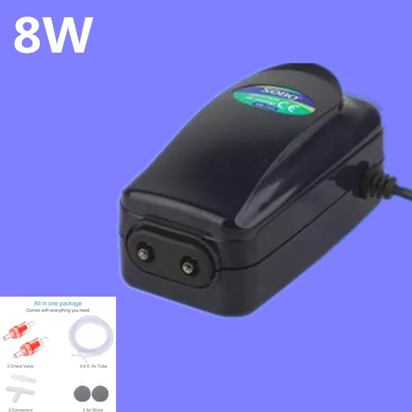 SB-748 Disc Type 8 Вт 12 Вт бесшумный аквариум воздушный насос аквариум кислородный воздушный насос довольно 2 выхода 4 выхода регулируемый поток - Цвет: SB-748 Disc Type