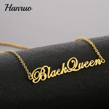 

Personalized Customized Necklace For Women Lovers Custom 2 Names Letter Pendant Necklaces Stainless Steel Birthday Jewelry Gift