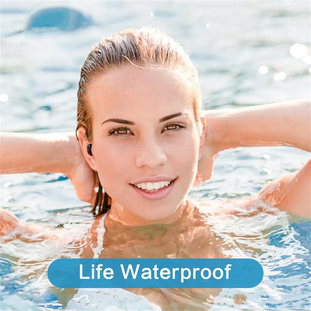 V7 TWS Bluetooth Earphone Wireless Bluetooth 5 0 Headphone Touch Headset Sport Waterproof 3D Stereo Sound Sport LED Earbuds