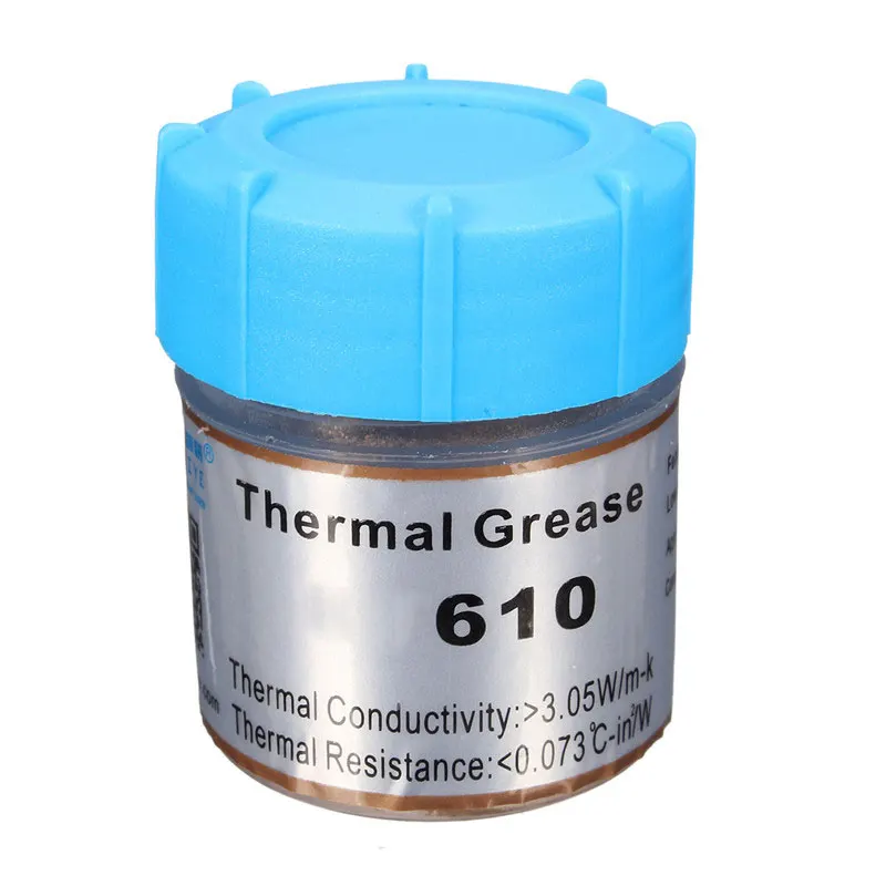 1pc HY610 10g Golden Thermal Grease Silicone Conductive Paste For CPU GPU Chipset Cooling Compound | Инструменты