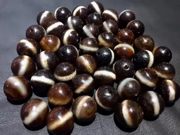 

Set of 10 Energy Tibetan old agate 1 Line Healer Medicine Round 20 MM dZi Bead Amulet LKbrother Sauces Top Quality